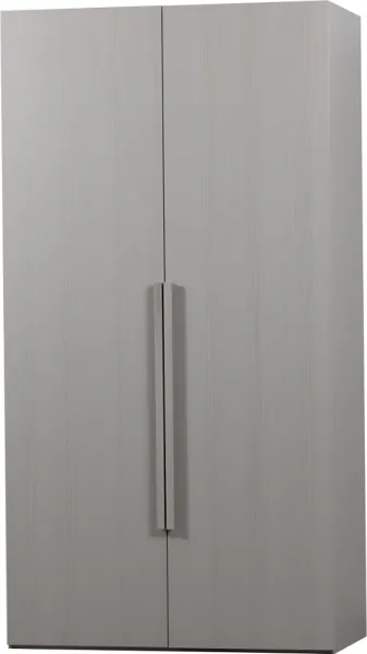 Rens, Klædeskab, grå, H210x110x58 cm, valnød